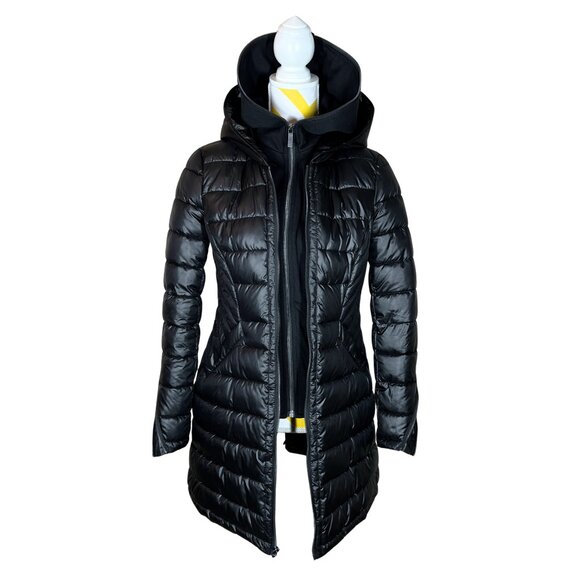 NWOT French Connection Puffer Parka • Size XS • Black - Picture 2 of 11